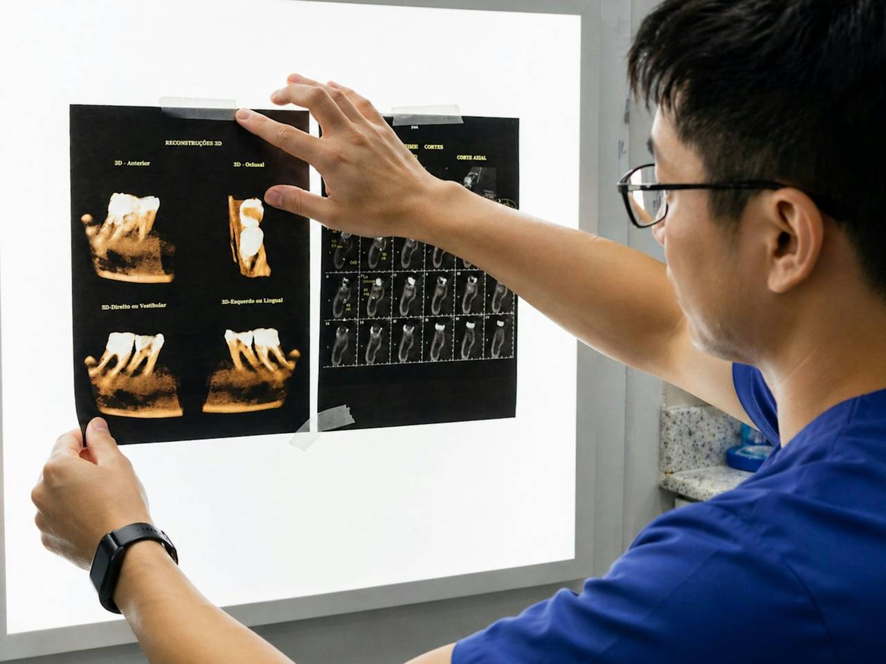 Reviewing X-rays