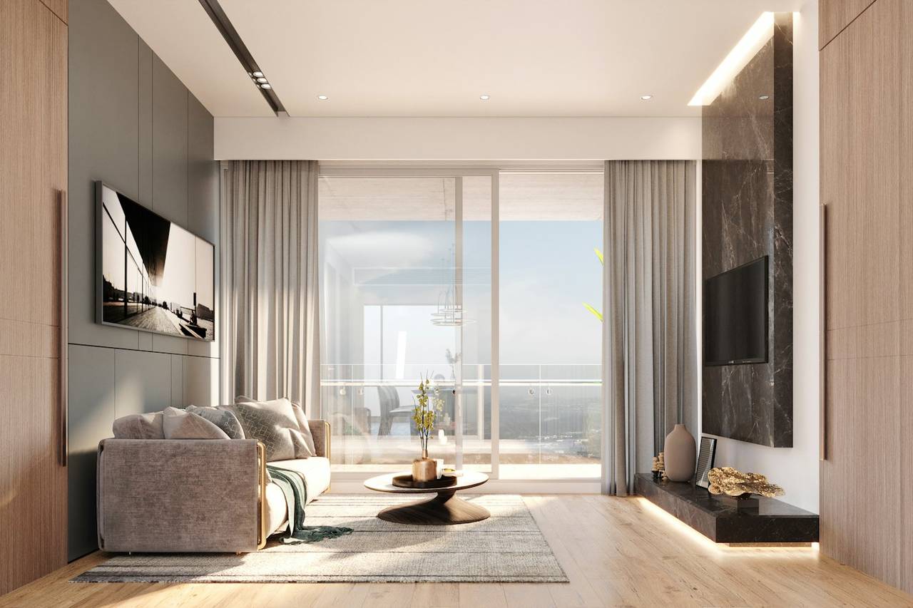 Two-bedroom with a full marina view